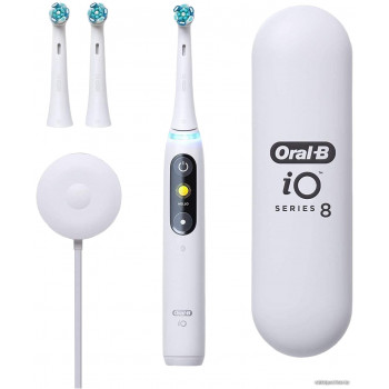  Oral-B iO 8 (белый, 3 насадки)