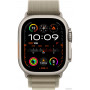  Apple Watch Ultra 2 LTE 49 мм (титановый корпус, титановый/оливковый, текстильный ремешок размера S)